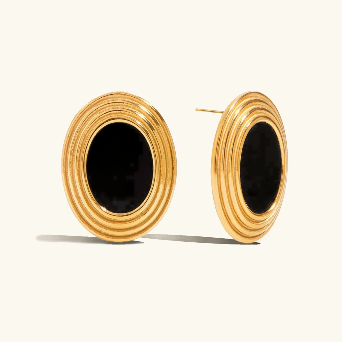 [Topon]Ruthie Gold Enamel Earrings