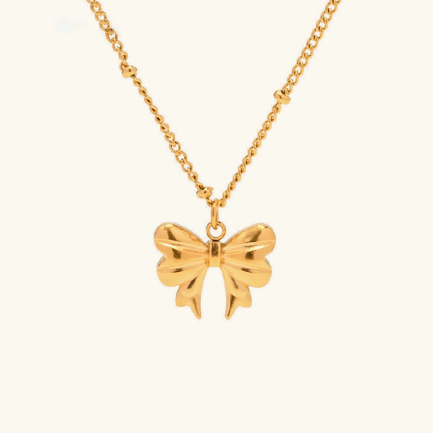 [Topon]June Bow Necklace