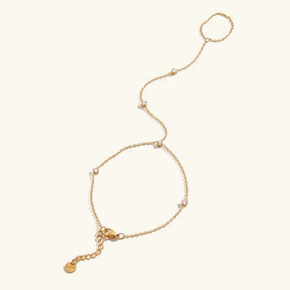 [Topon]Cressida Diamond Hand Chain