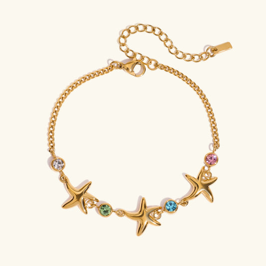 [Topon]Kristine Golden Starfish Bracelet