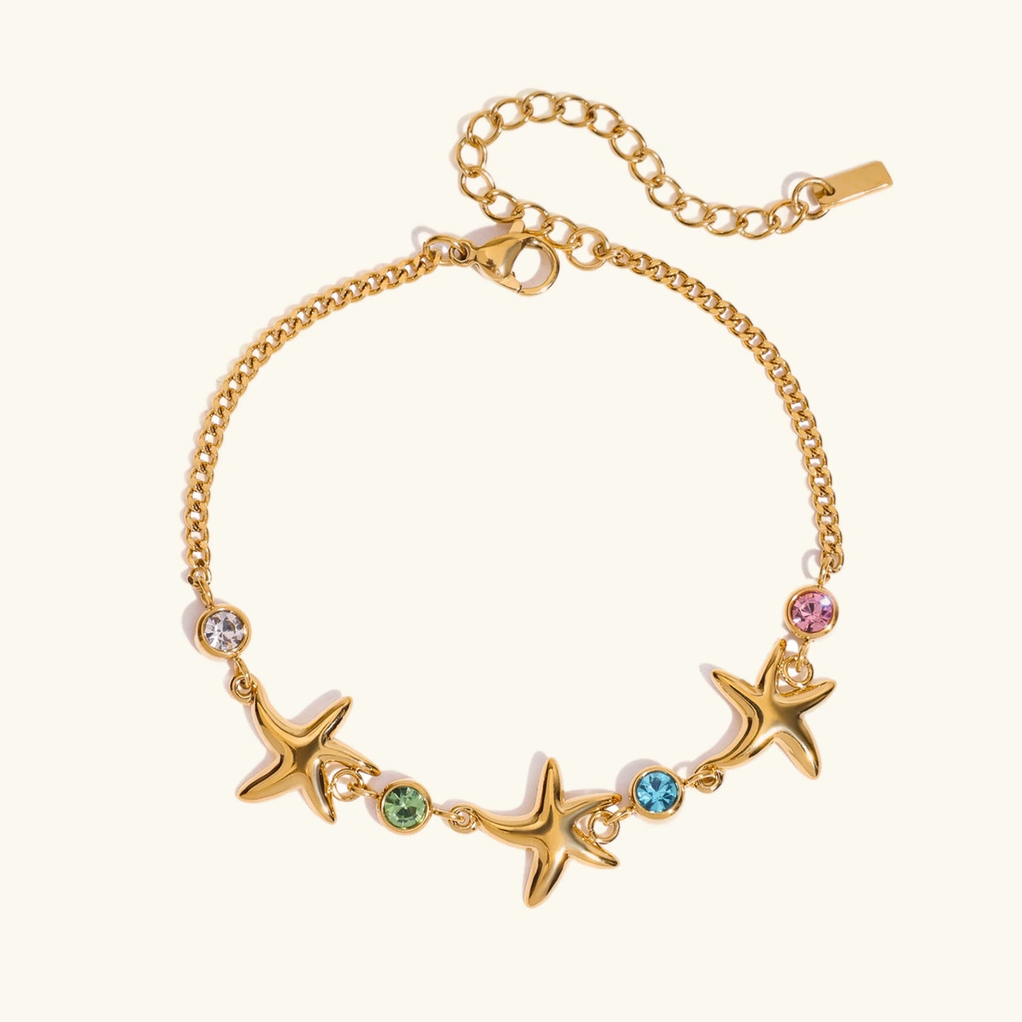 [Topon]Kristine Golden Starfish Bracelet