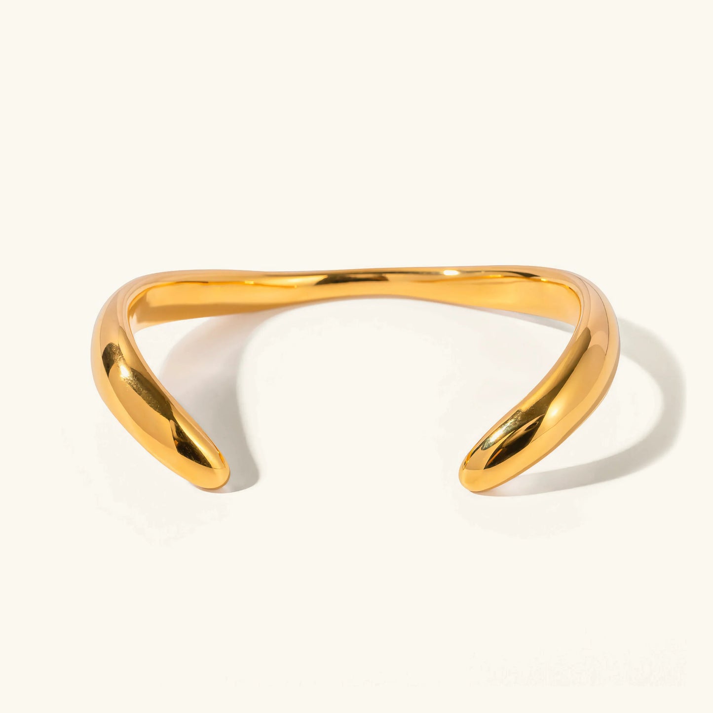 [Topon]Audrina Contemporary Gold Bangle