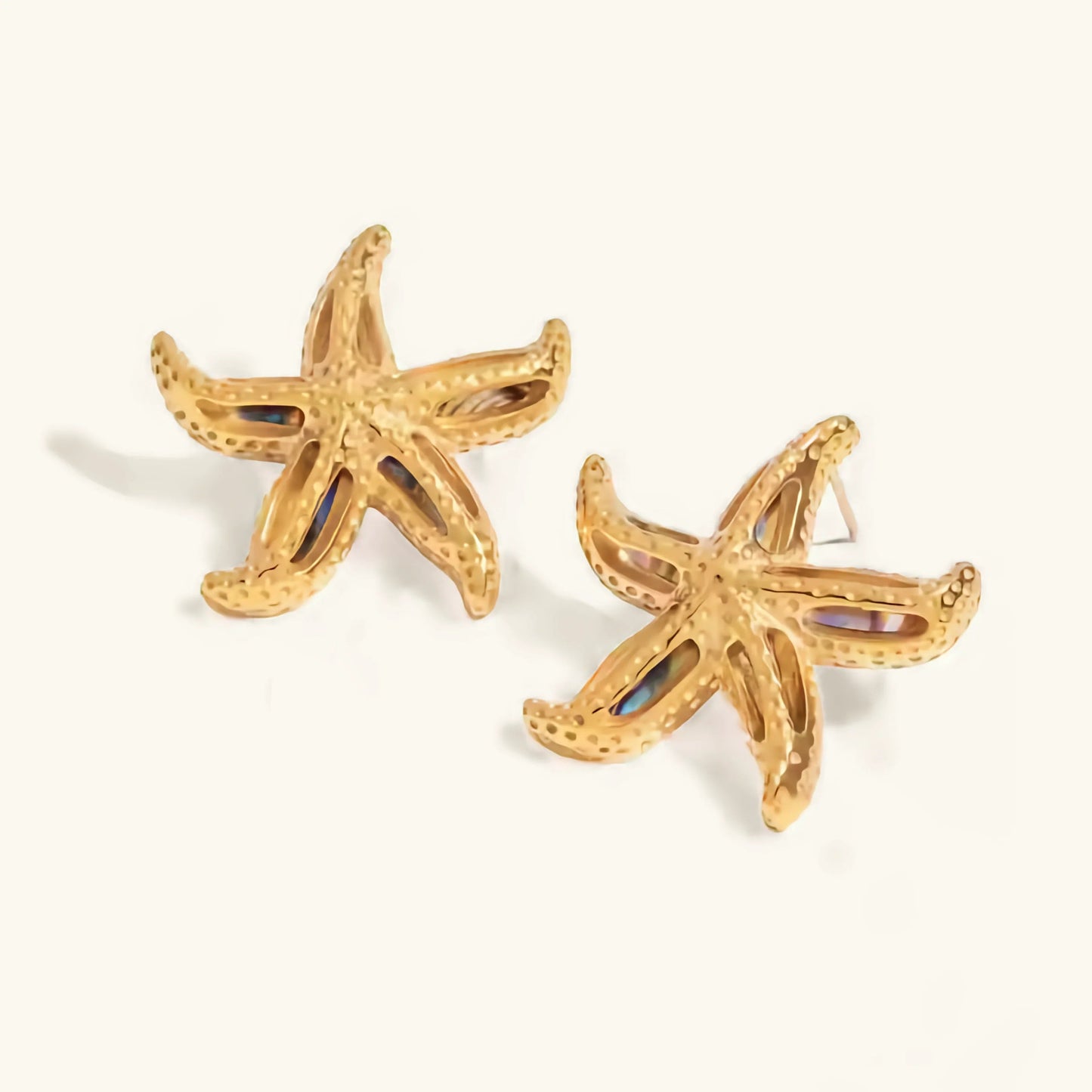 [Topon]Aquatta Gold Starfish Earrings