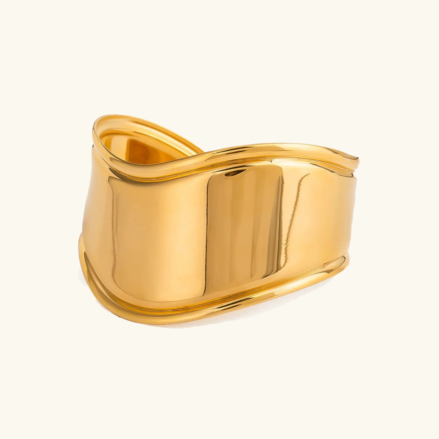 [Topon]Izza Smooth Gold Cuff