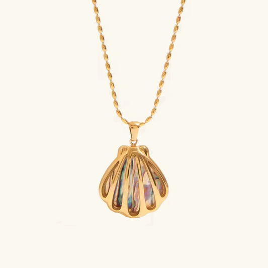 [Topon]Nixie Gold Seashell Pendant