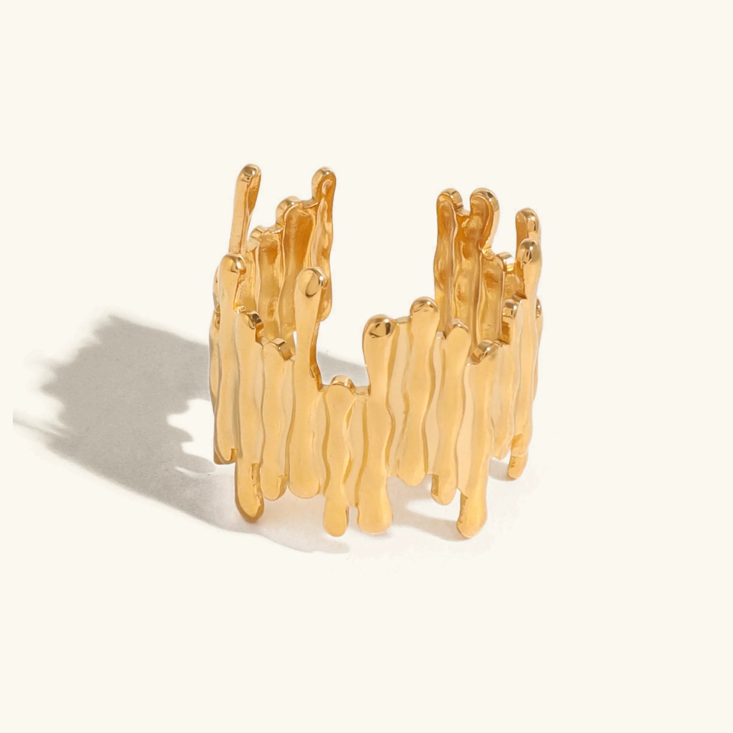 [Topon]Zoella Abstract Gold Ring
