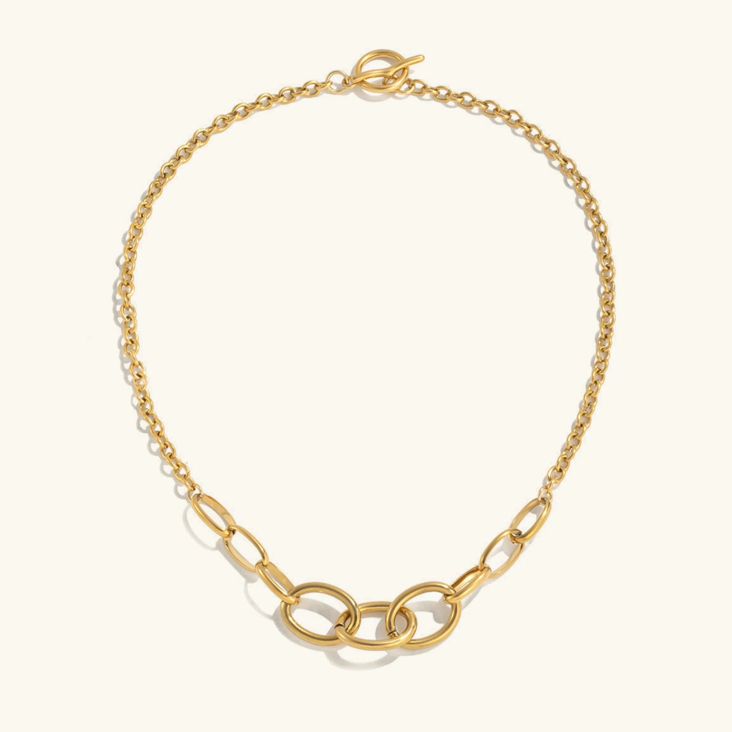 [Topon]Renelle Gold Chain Necklace