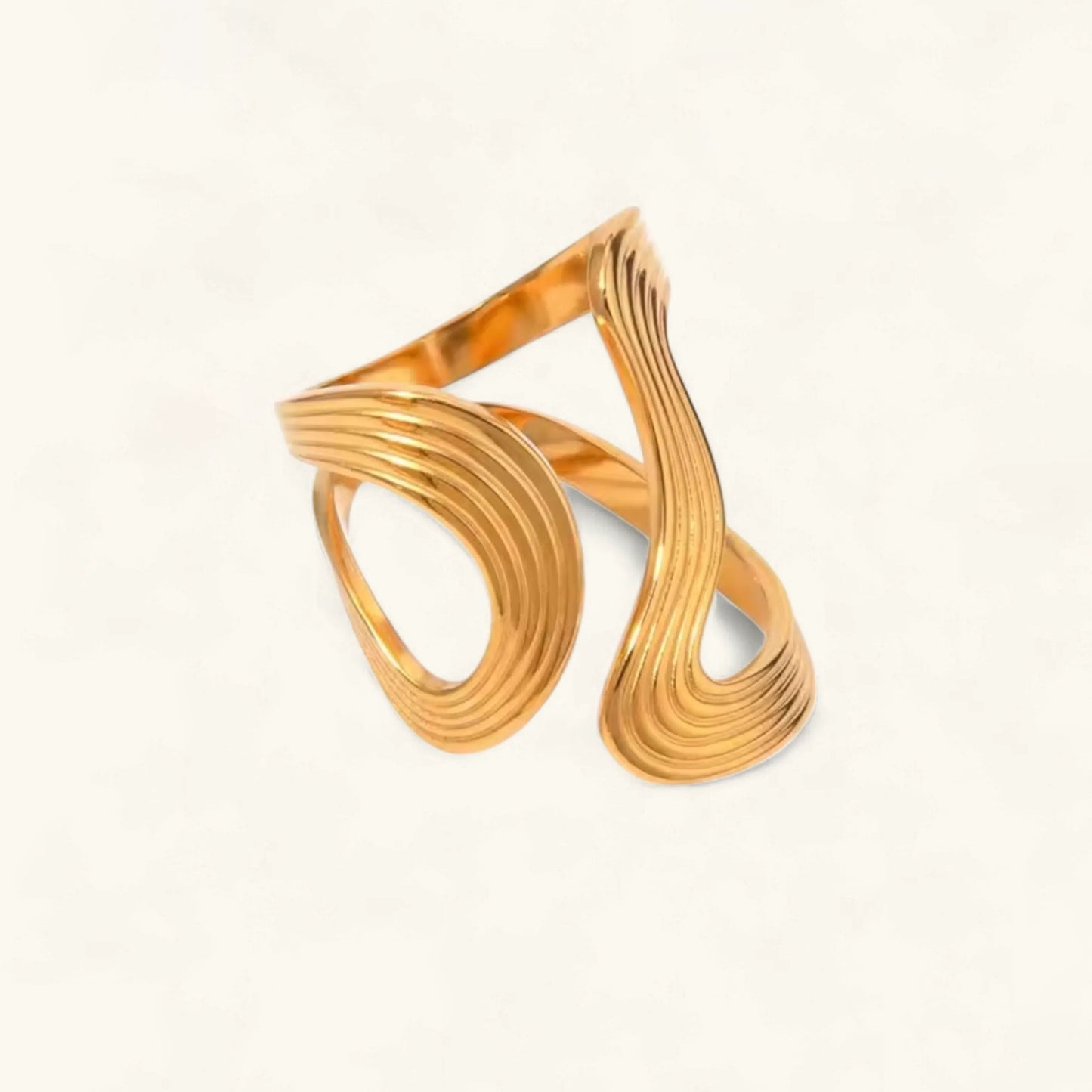 [Topon]Vivi Twisted Band Gold Ring