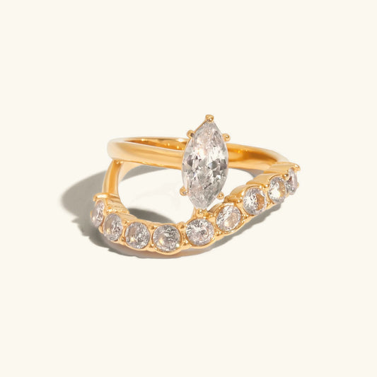 [Topon]Calina Marquise Diamond Ring