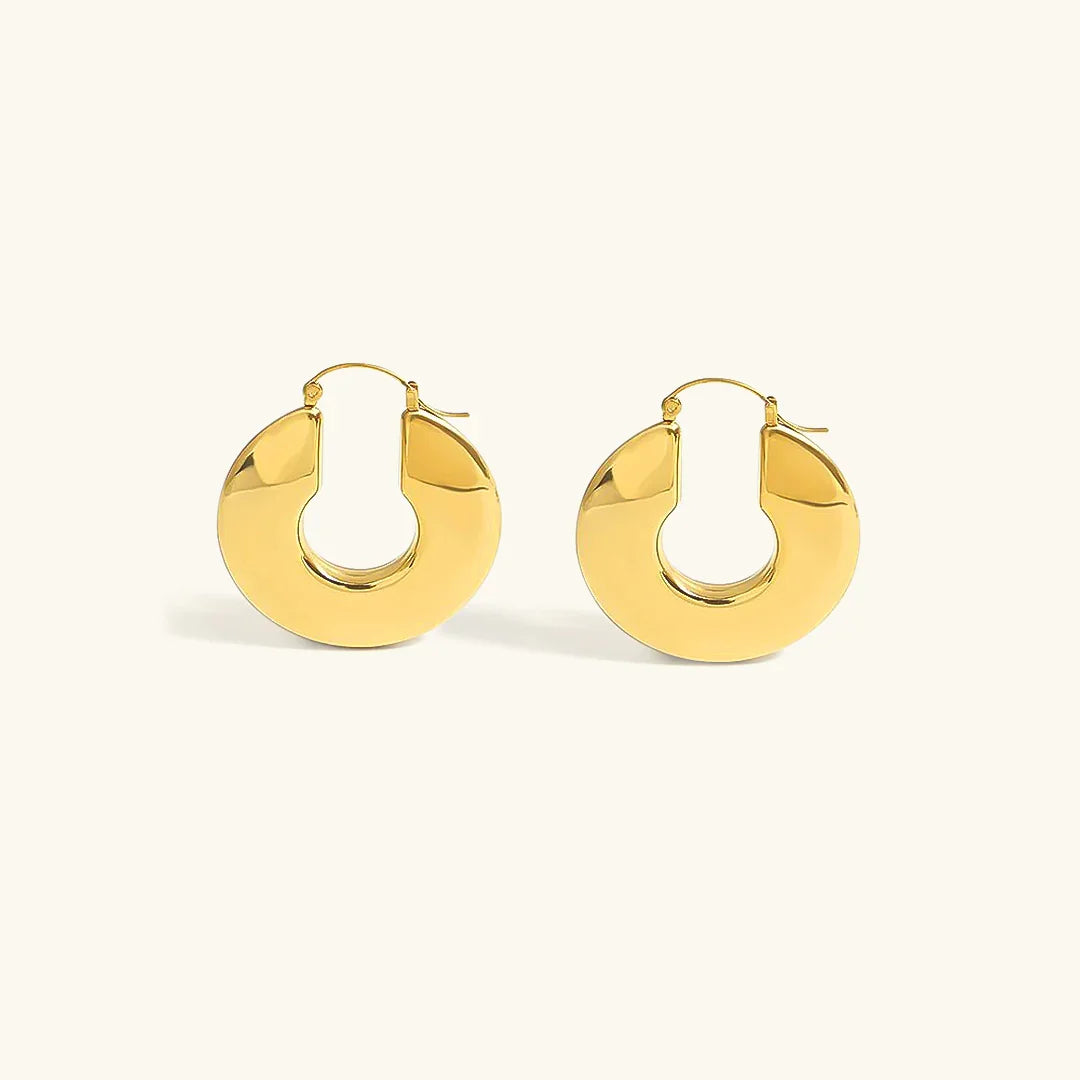 [Topon]Kayleigh Chunky Hoop Earrings