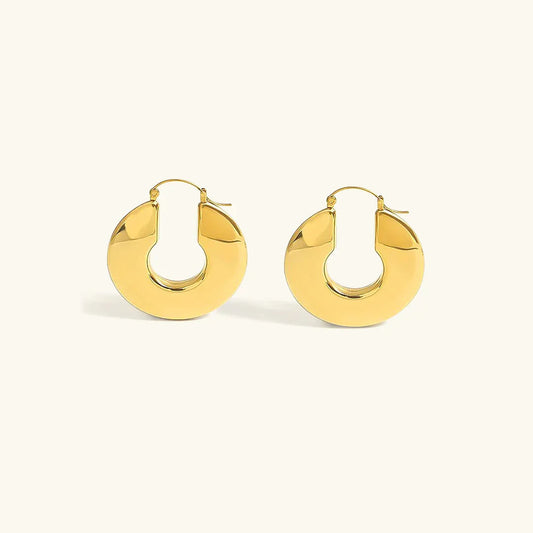 [Topon]Kayleigh Chunky Hoop Earrings