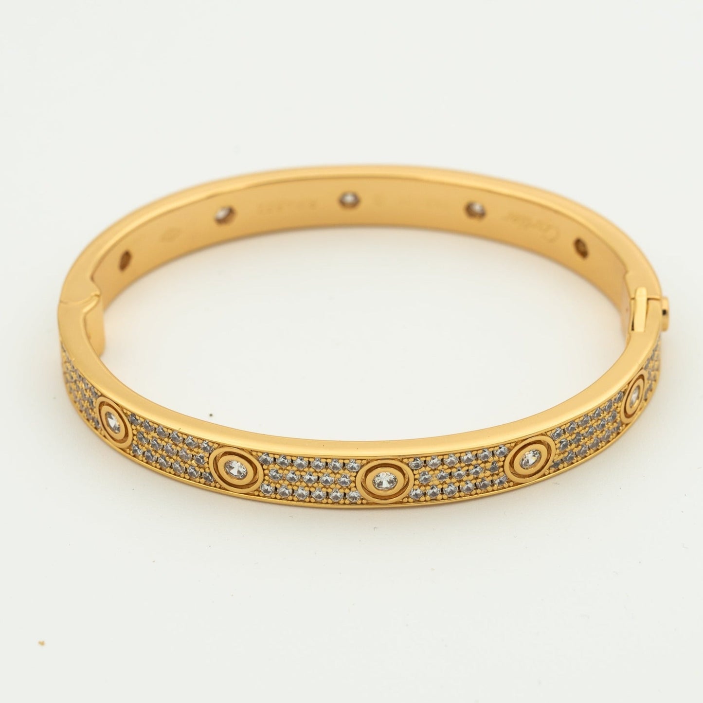 [Topon Jewelry]LOVE BRACELET 6.1MM DIAMOND-PAVED 10 BIG DIAMONDS