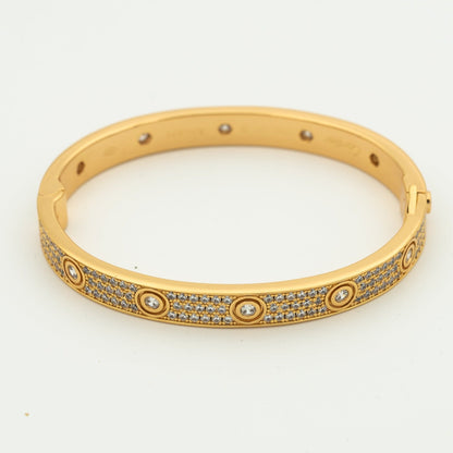 [Topon Jewelry]LOVE BRACELET 6.1MM DIAMOND-PAVED 10 BIG DIAMONDS