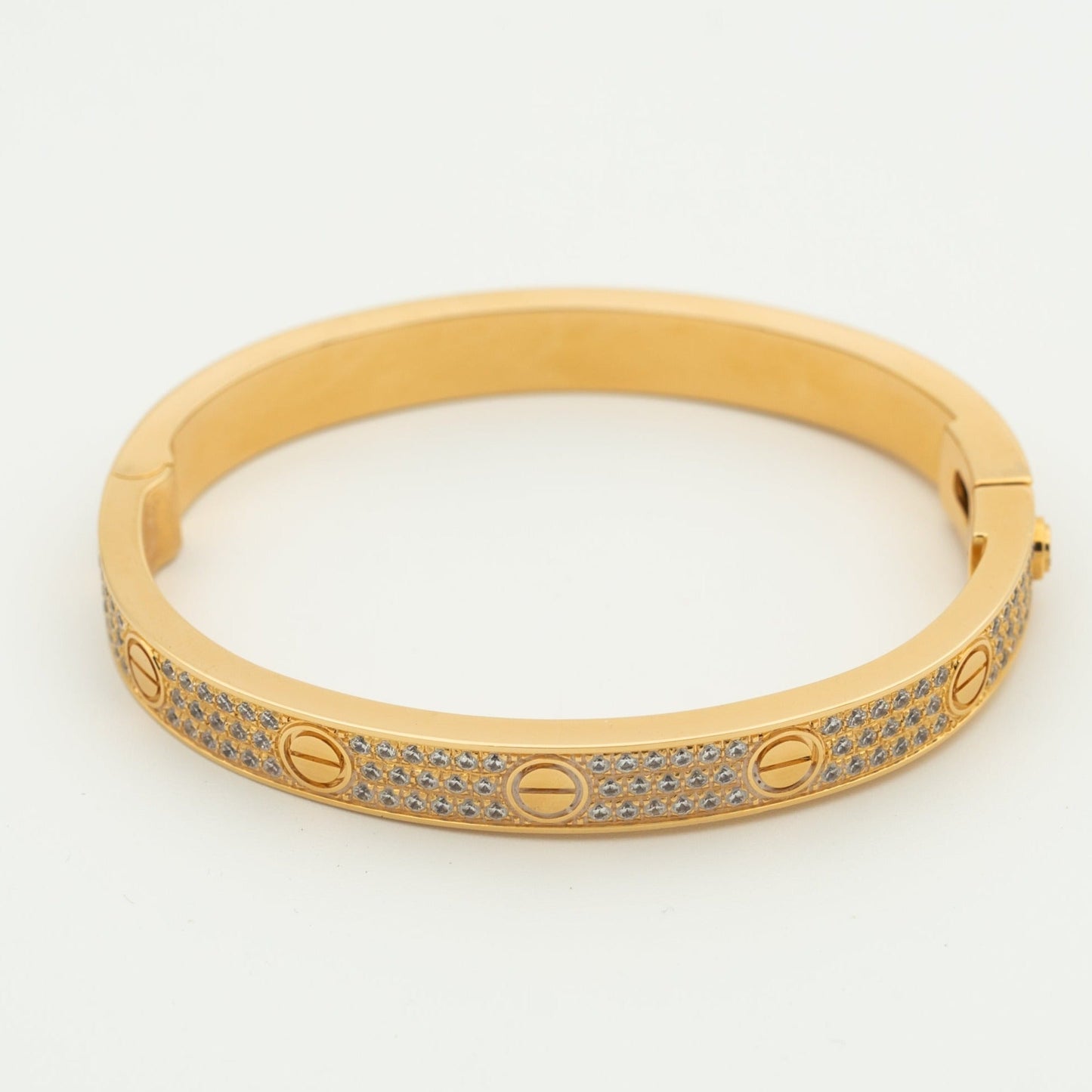 [Topon Jewelry]LOVE BRACELET 6.1MM DIAMOND-PAVED