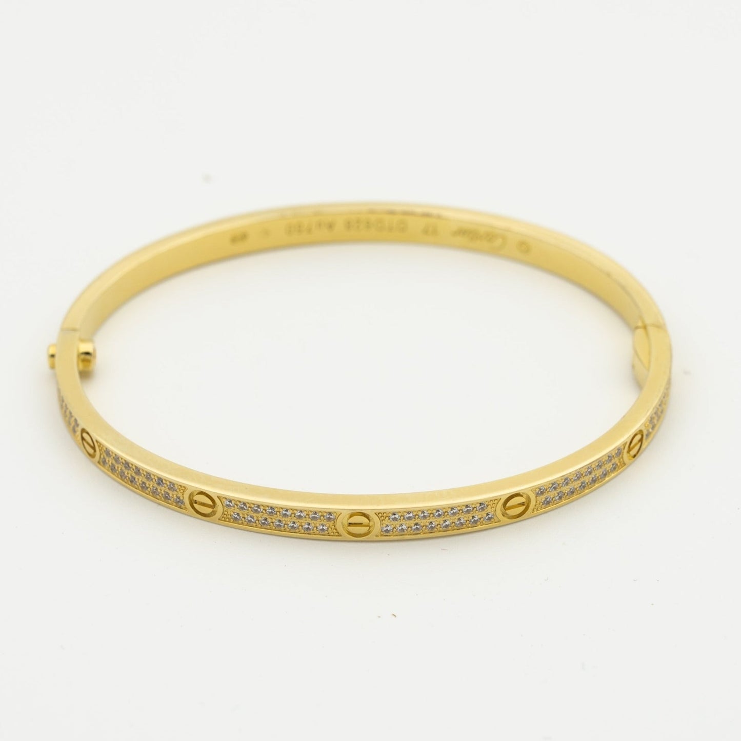 [Topon Jewelry]LOVE BRACELET 3.65MM DIAMOND-PAVED