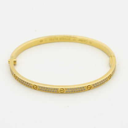 [Topon Jewelry]LOVE BRACELET 3.65MM DIAMOND-PAVED