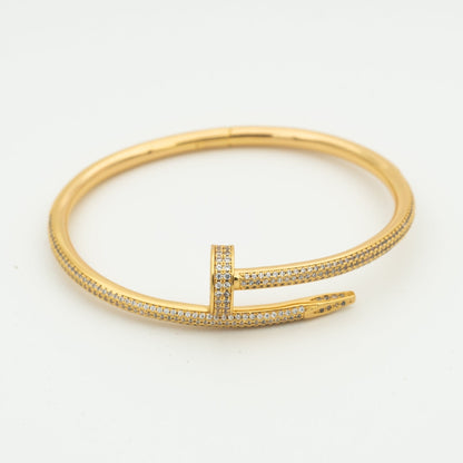 [Topon Jewelry]JUSTE BRACELET 3.5MM ALL DIAMONDS