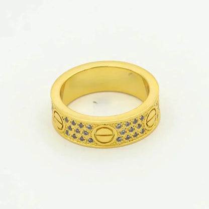 [Topon Jewelry]LOVE RING 5.5MM DIAMONDS PAVED