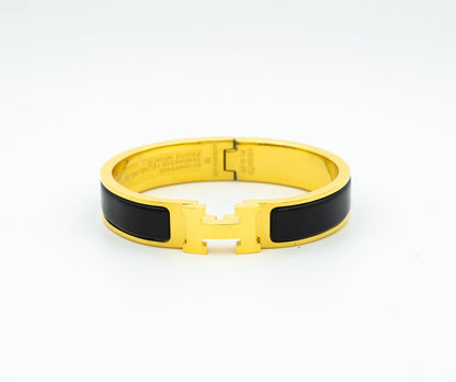 [Topon Jewelry]H BLACK BRACELET