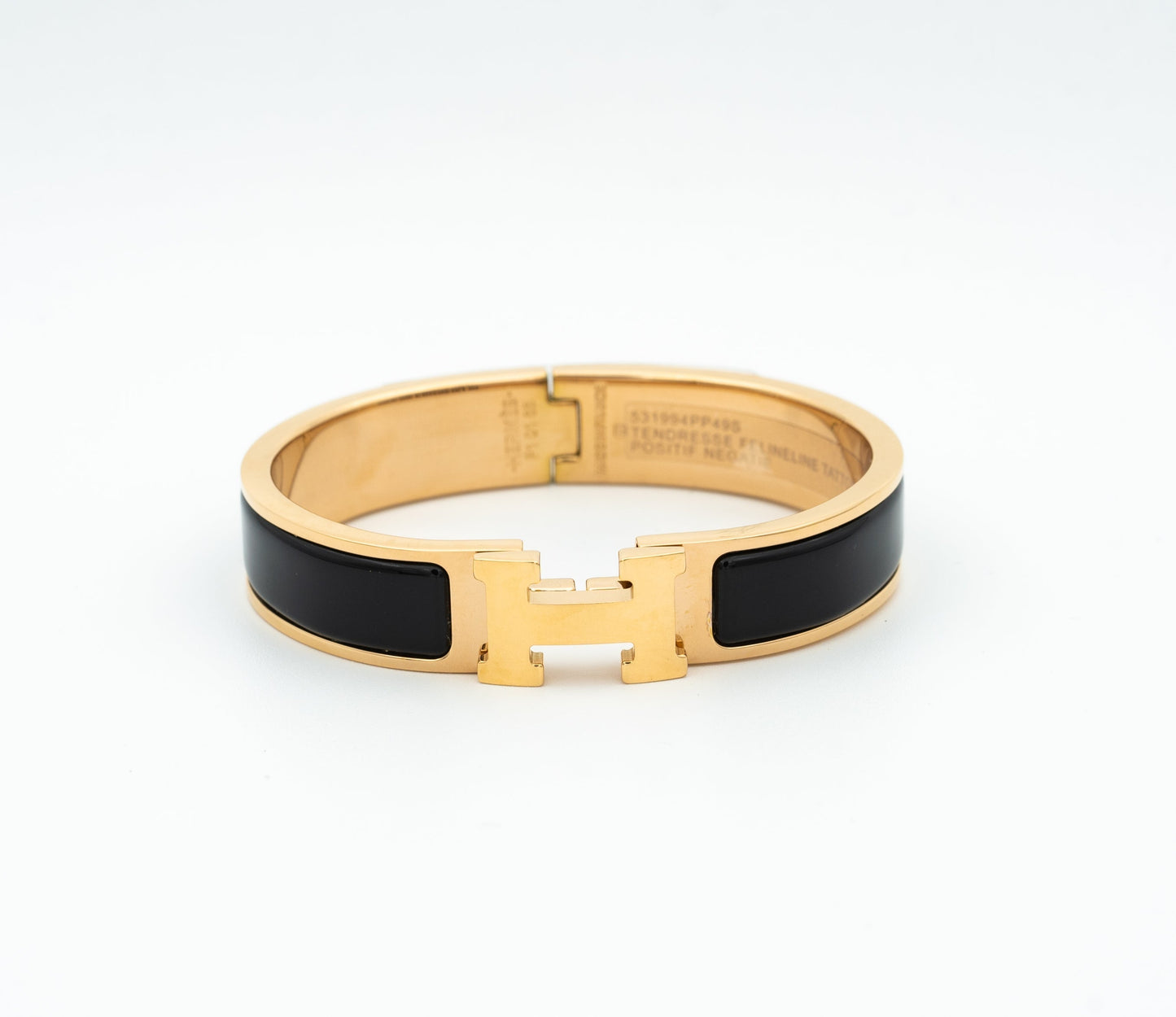 [Topon Jewelry]H BLACK BRACELET