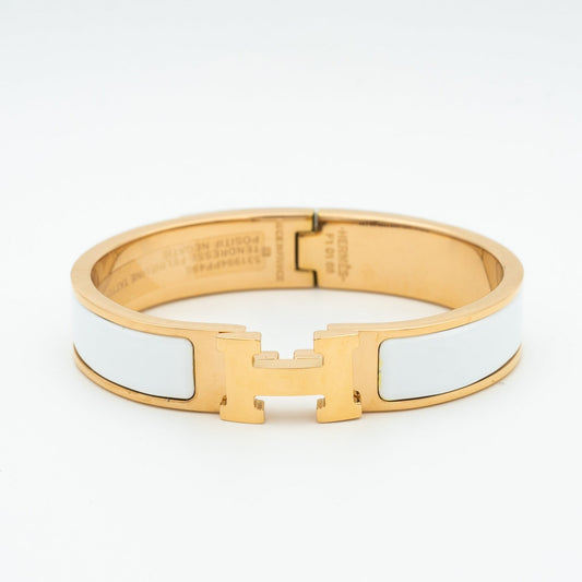 [Topon Jewelry]H WHITE BRACELET