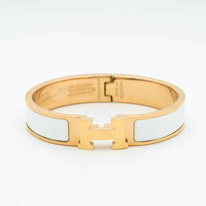 [Topon]H WHITE BRACELET