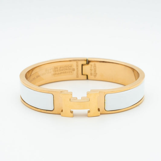 [Topon]H WHITE BRACELET
