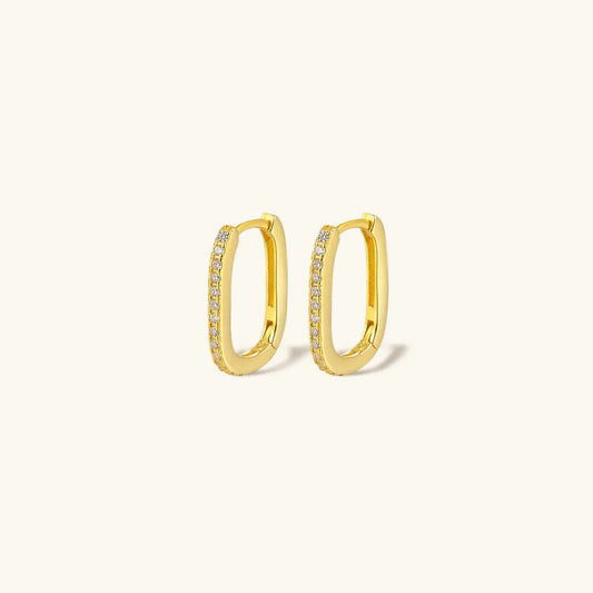 [Topon]Melissa Oval Hoop Earrings