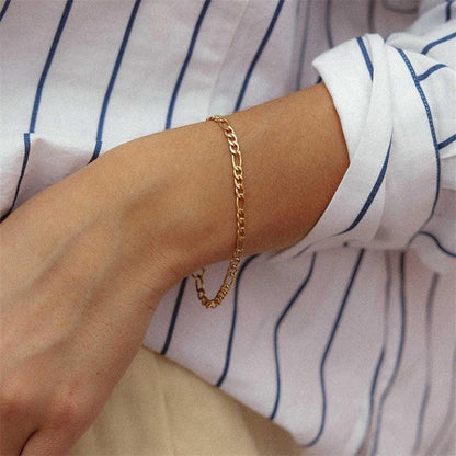 [Topon]Saturn Gold Chain Bracelet