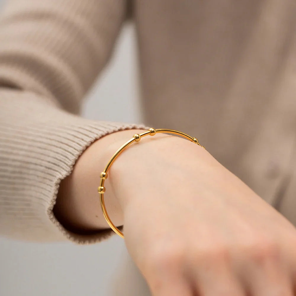 [Topon]Alora Gold Bangle