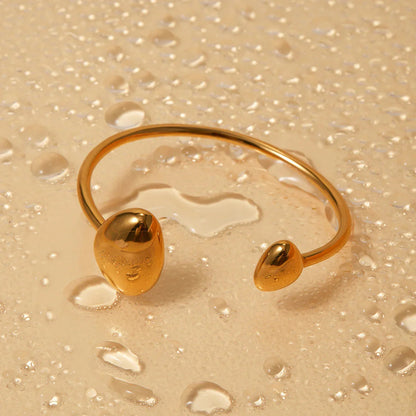[Topon]Mallory Minimalist Gold Cuff