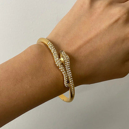 [Topon]Rosalee Serpentine Diamond Bangle