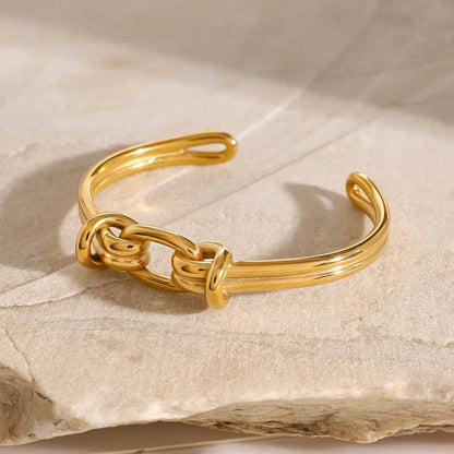 [Topon]Luce Gold Knot Bangle