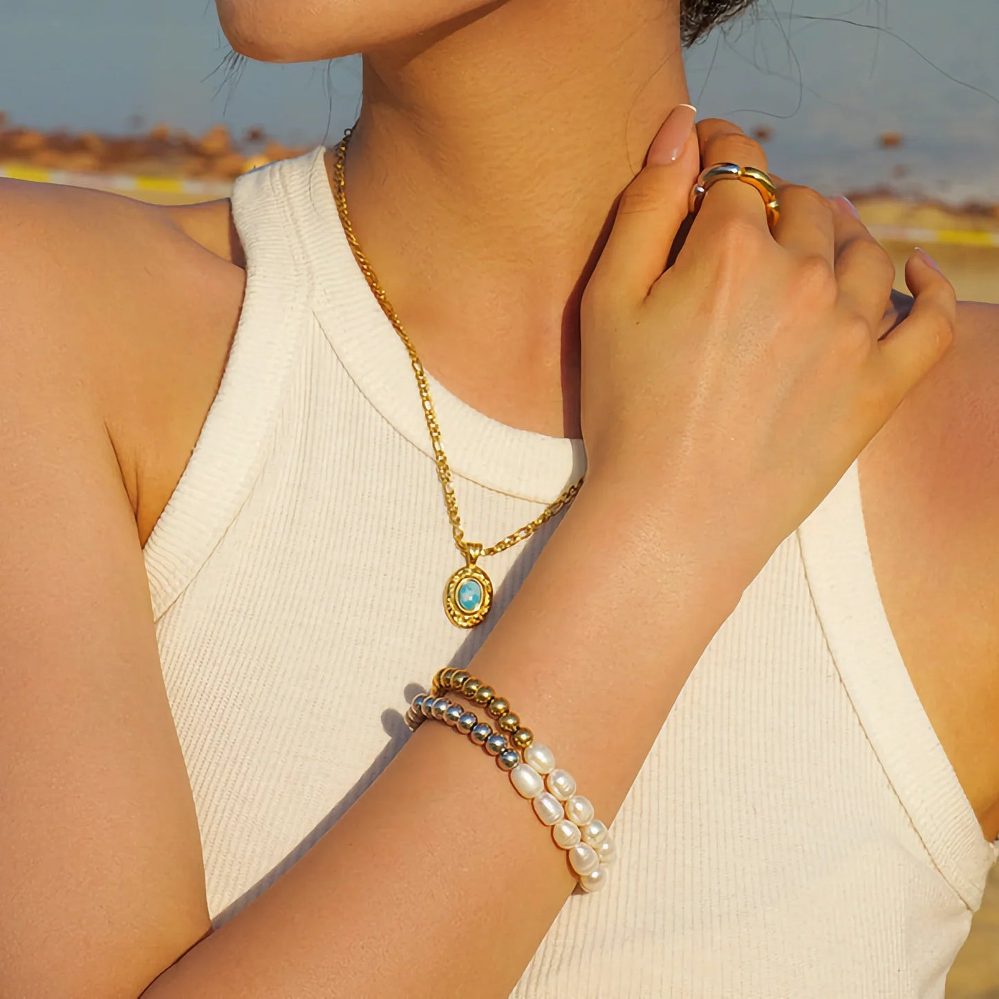 [Topon]Margaux Freshwater Pearl Bracelet