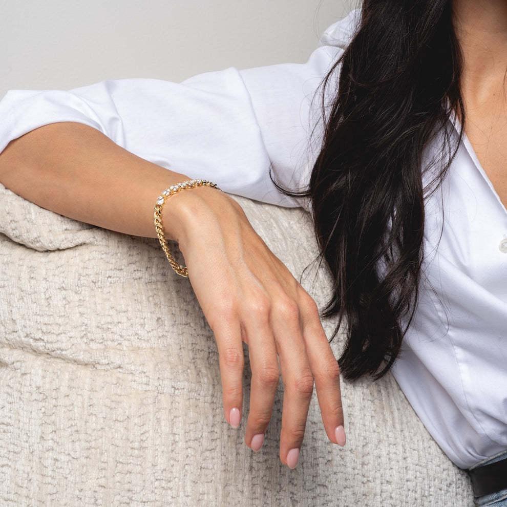 [Topon]Maelle Diamond Bracelet