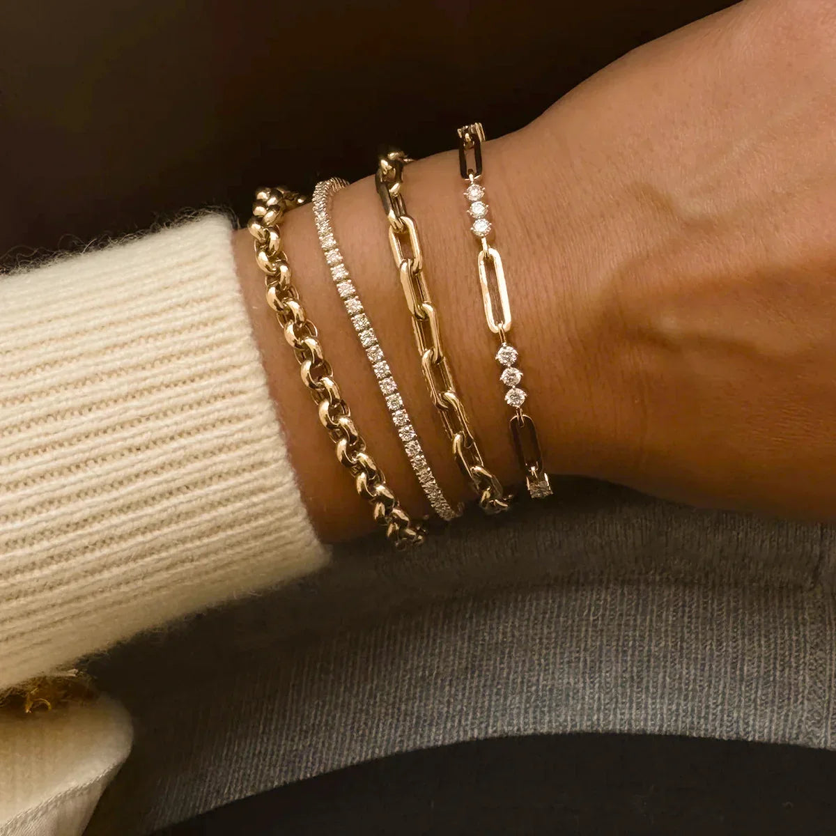 [Topon]Ranielle Diamond Bracelet