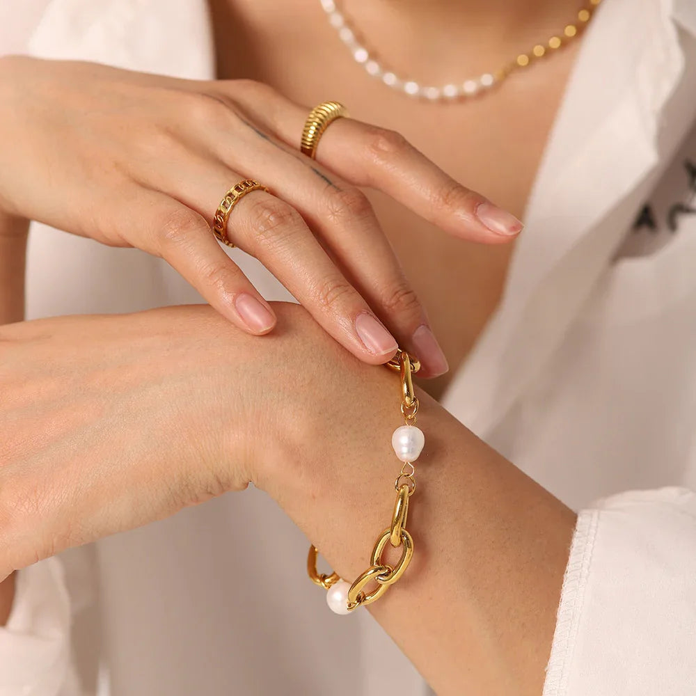 [Topon]Serafina Freshwater Pearl Bracelet