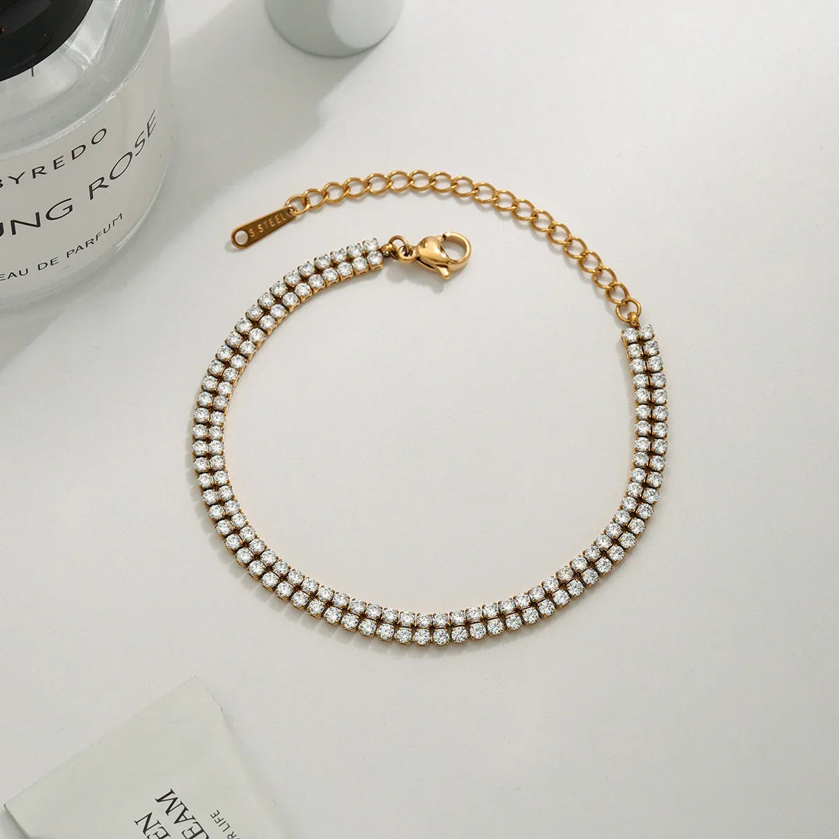 [Topon]Florabelle Double Tennis Bracelet