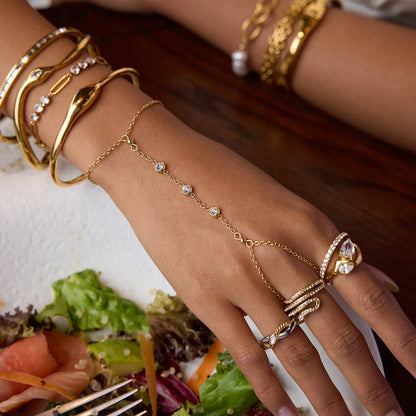 [Topon]Leona Diamond Hand Chain