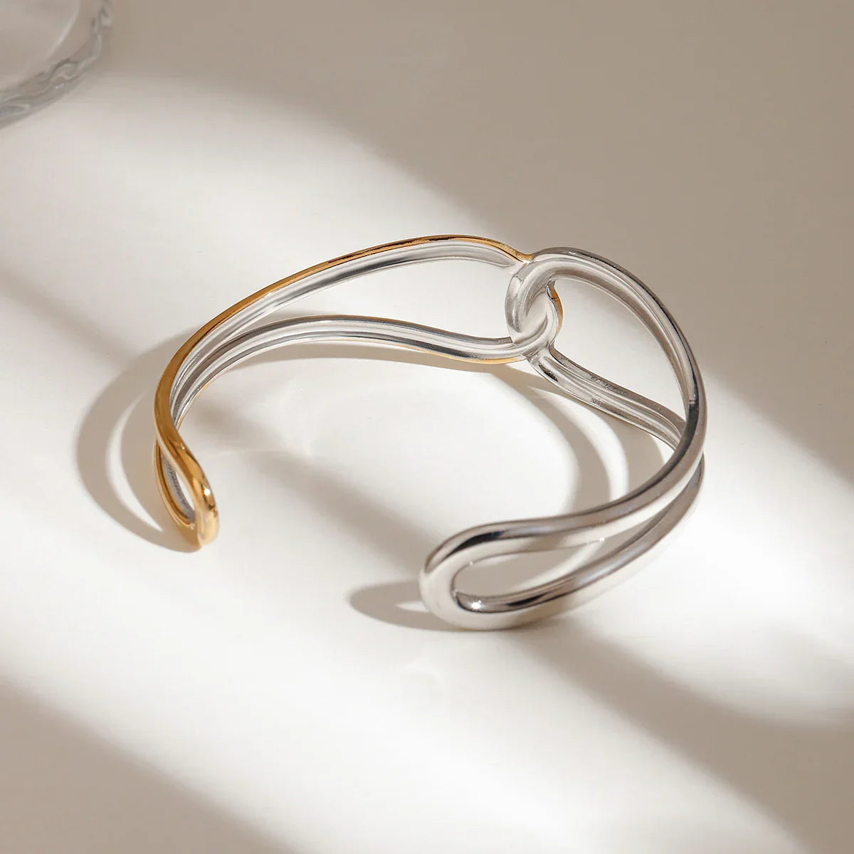 [Topon]Noria Two Tone Gold Bangle