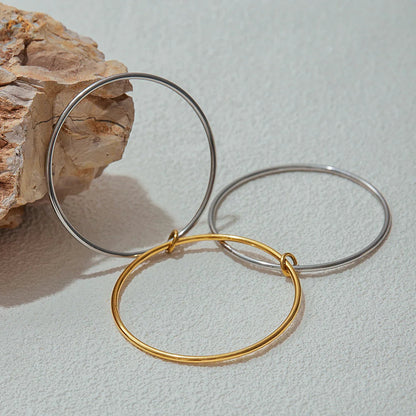 [Topon]Romina Two Tone Stacked Bracelet