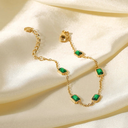 [Topon]Erin Green Bracelet