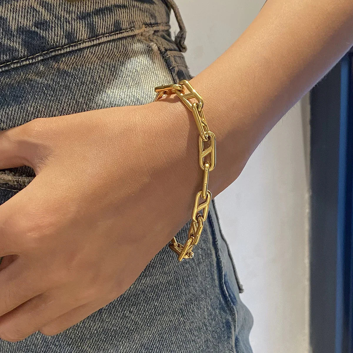 [Topon]Melissa Gold Chain Bracelet