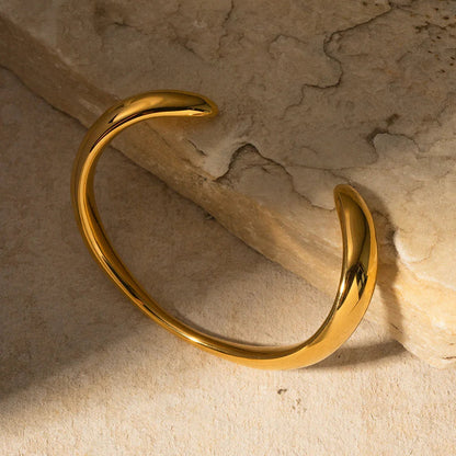 [Topon]Audrina Contemporary Gold Bangle