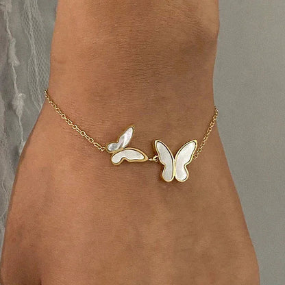 [Topon]Blaire Butterfly Pearl Bracelet