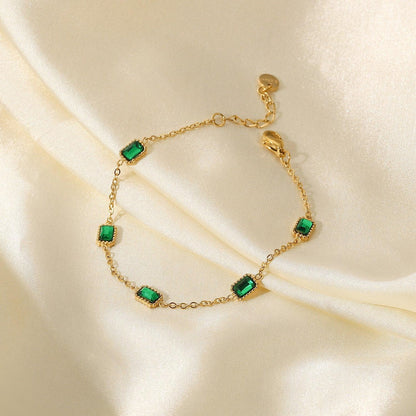 [Topon]Erin Green Bracelet