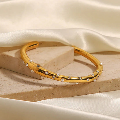 [Topon]Corisande Gold Bangle
