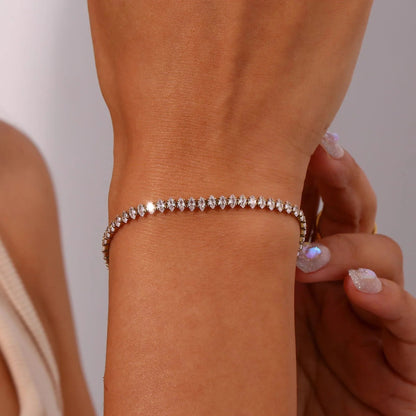 [Topon]Wisteria Diamond Tennis Bracelet