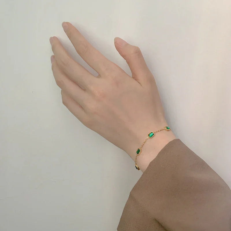 [Topon]Erin Green Bracelet