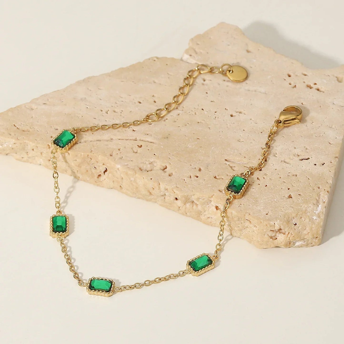 [Topon]Erin Green Bracelet